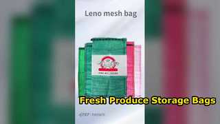 25kg 50kg pp Leno Mesh Bags for Produce Storage