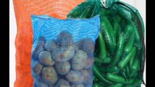 Bolsa de malla tubular para cebolla